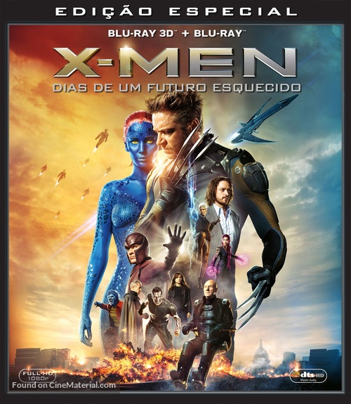 X-Men: Days of Future Past - Brazilian Blu-Ray movie cover