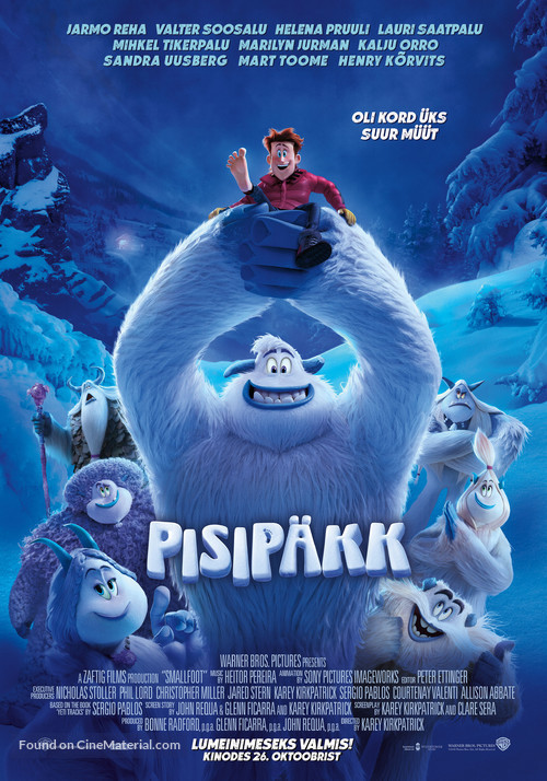 Smallfoot - Estonian Movie Poster