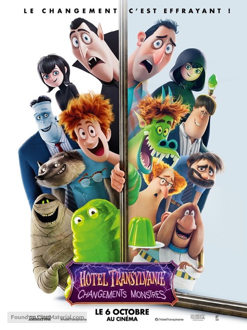 Hotel Transylvania: Transformania - French Movie Poster