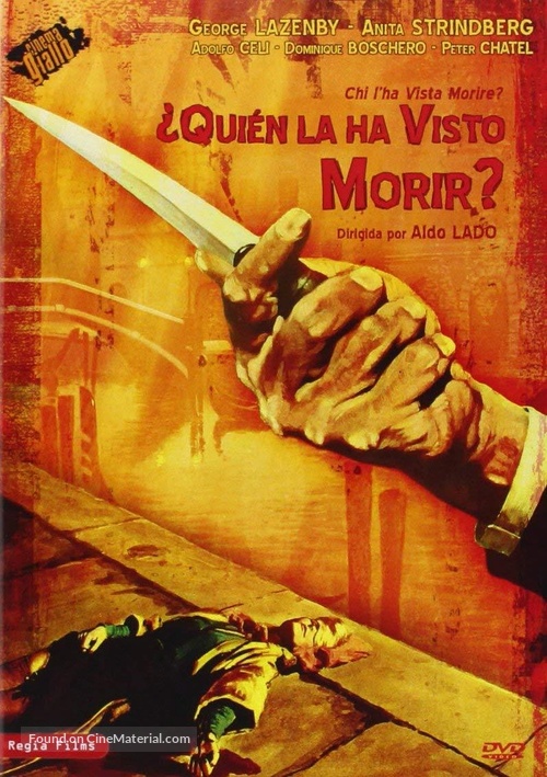 Chi l&#039;ha vista morire? - Spanish DVD movie cover