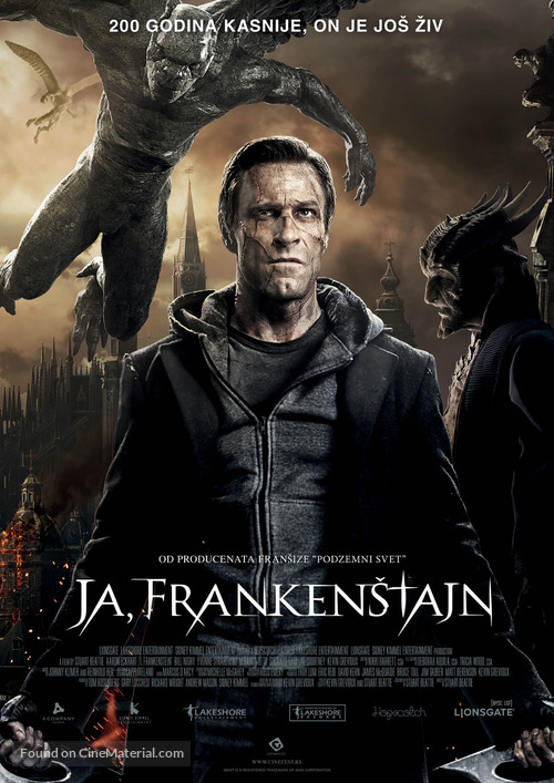 I, Frankenstein - Serbian Movie Poster