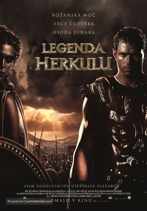 The Legend of Hercules - Slovenian Movie Poster