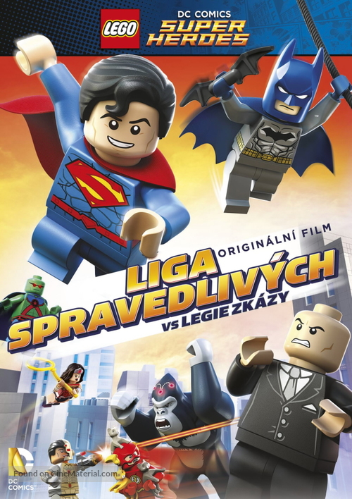LEGO DC Super Heroes: Justice League - Attack of the Legion of Doom! - Czech DVD movie cover