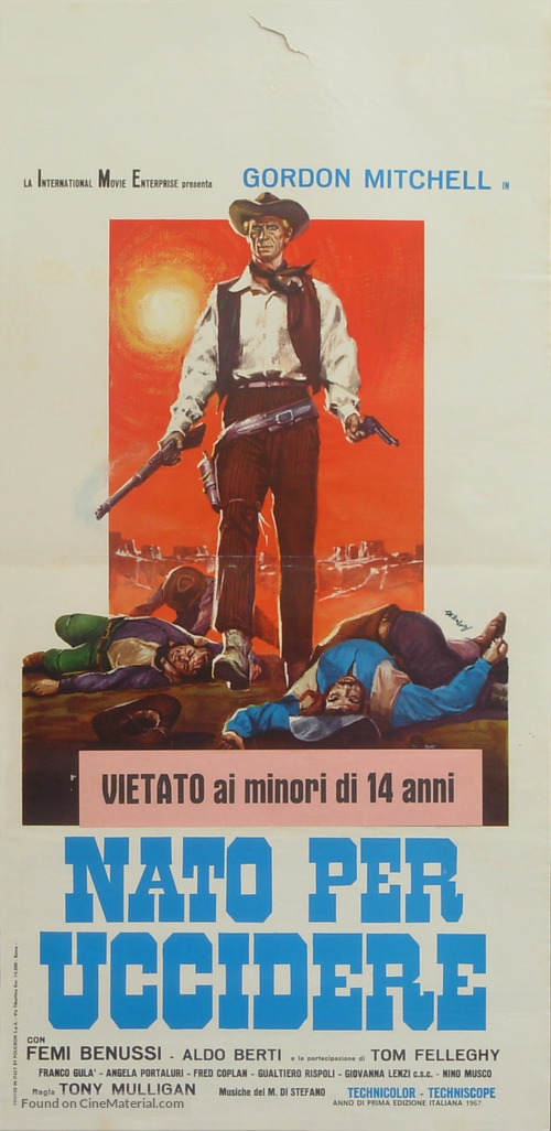 Nato per uccidere - Italian Movie Poster