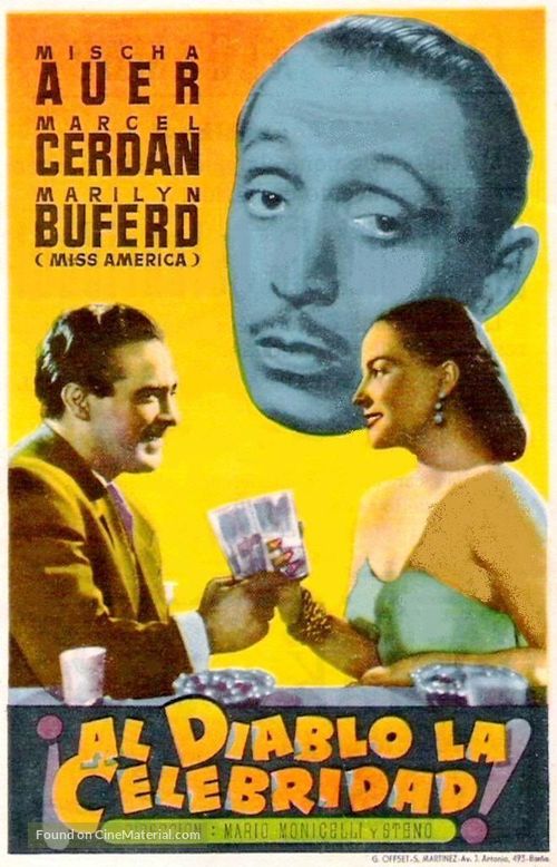 Al diavolo la celebrit&agrave; - Spanish Movie Poster