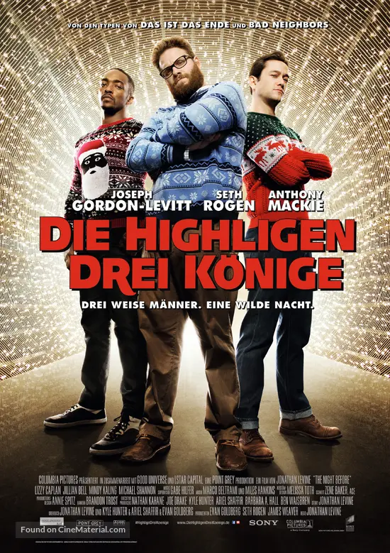 The Night Before - German Movie Poster