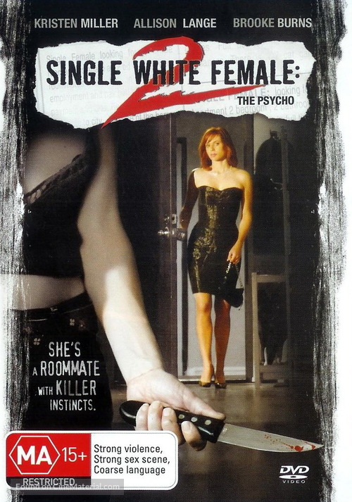 Single White Female 2: The Psycho - Australian Movie Cover