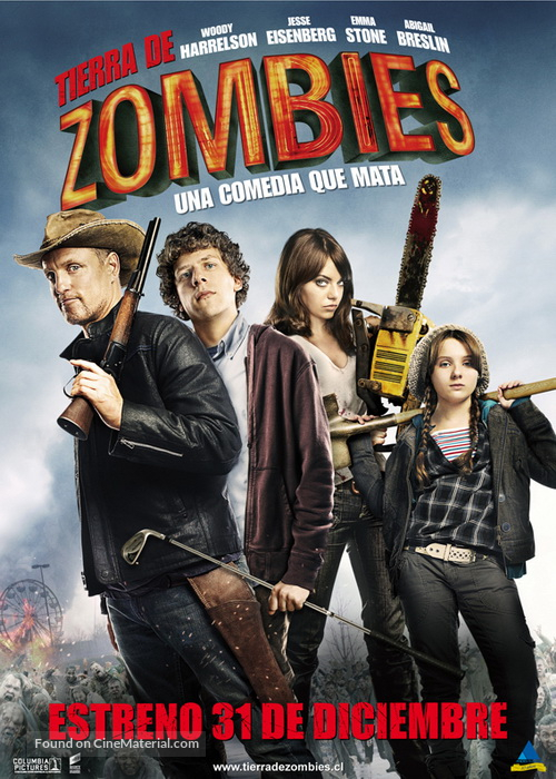 Zombieland - Argentinian Movie Poster
