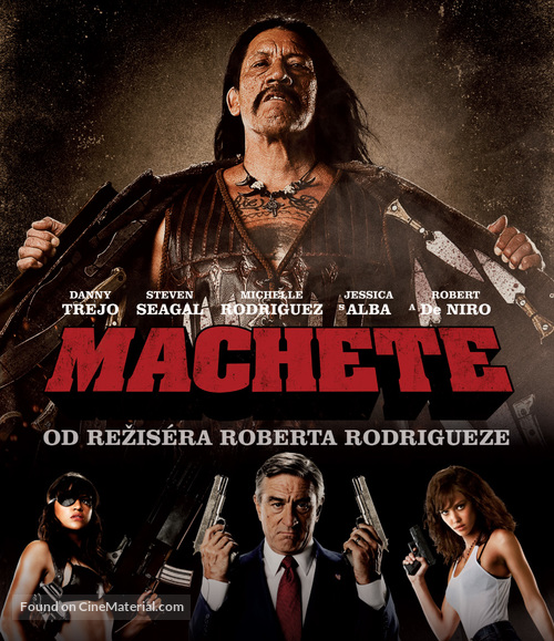 Machete - Czech Blu-Ray movie cover