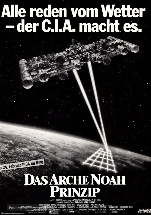 Das Arche Noah Prinzip - German Movie Poster