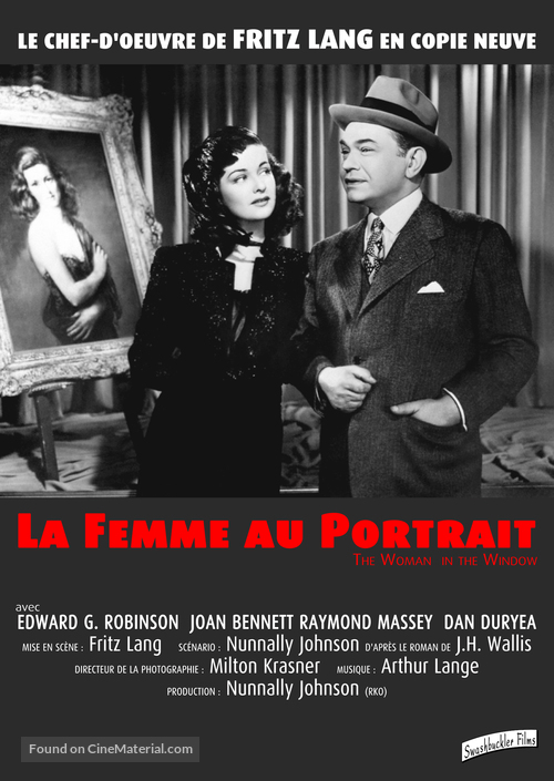 The Woman in the Window - French Re-release movie poster