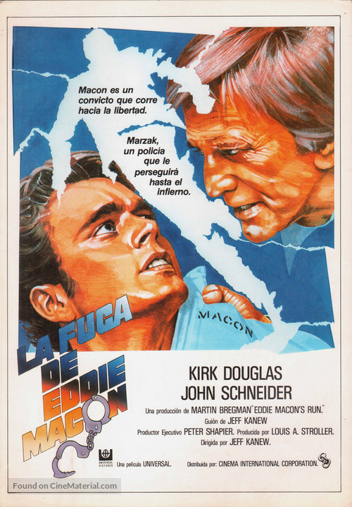 Eddie Macon&#039;s Run - Spanish Movie Poster