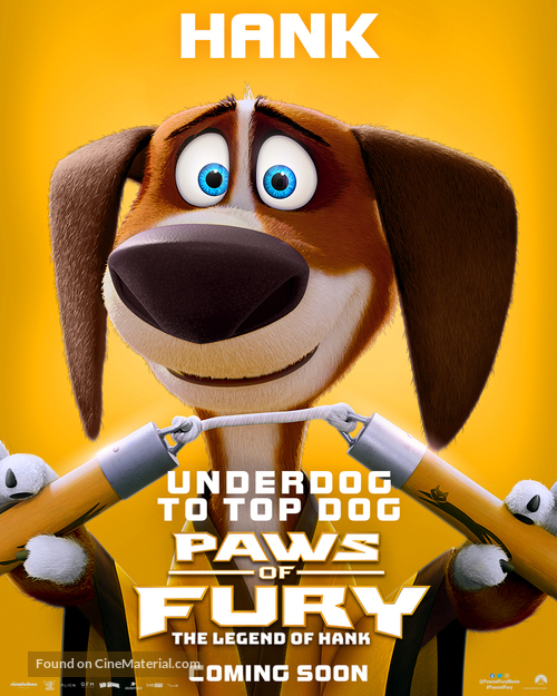 Paws of Fury: The Legend of Hank - British Movie Poster