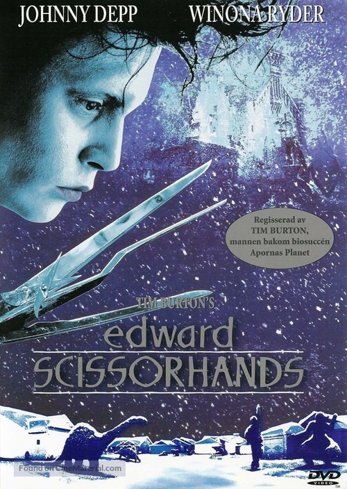 Edward Scissorhands - Swedish poster