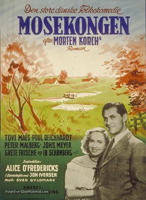 Mosekongen - Danish Movie Poster