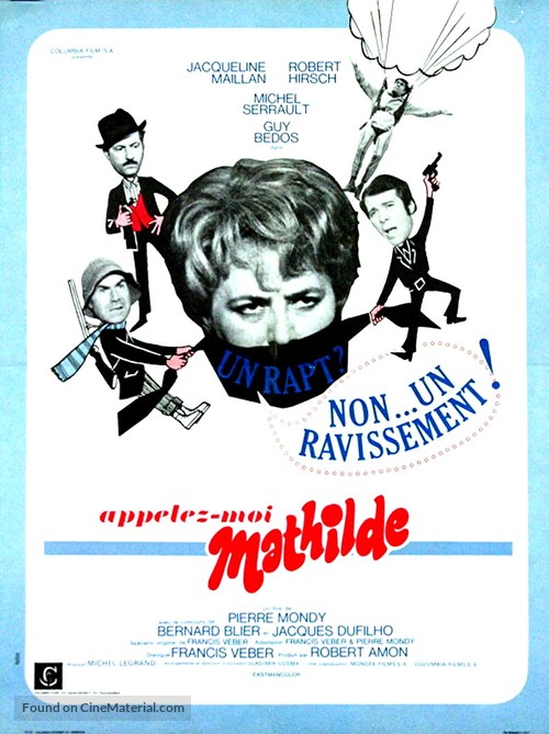 Appelez-moi Mathilde - French Movie Poster