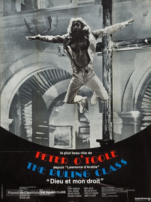 The Ruling Class - French Movie Poster