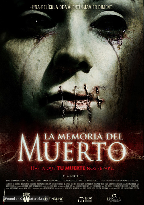 La memoria del muerto - Argentinian Movie Poster