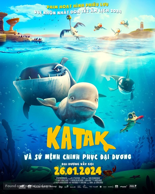 Katak, the Brave Beluga - Vietnamese Movie Poster