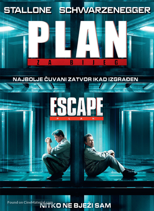 Escape Plan - Croatian DVD movie cover