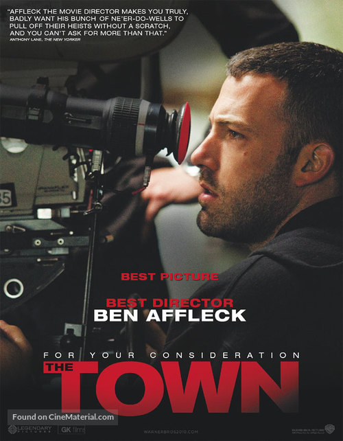 The Town - For your consideration movie poster