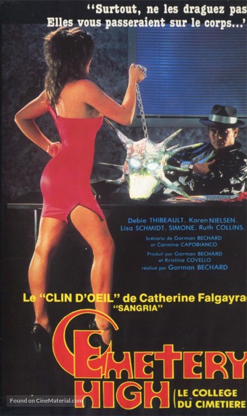 Cemetery High - Belgian VHS movie cover