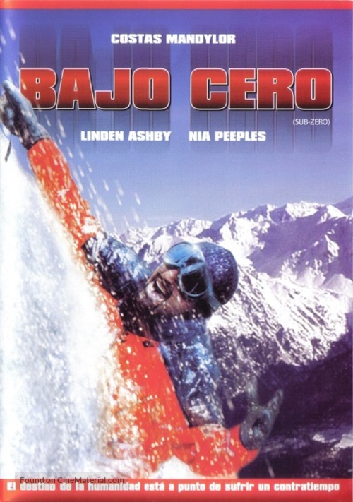 Sub Zero - Mexican DVD movie cover