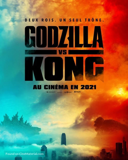 Godzilla vs. Kong - French Movie Poster