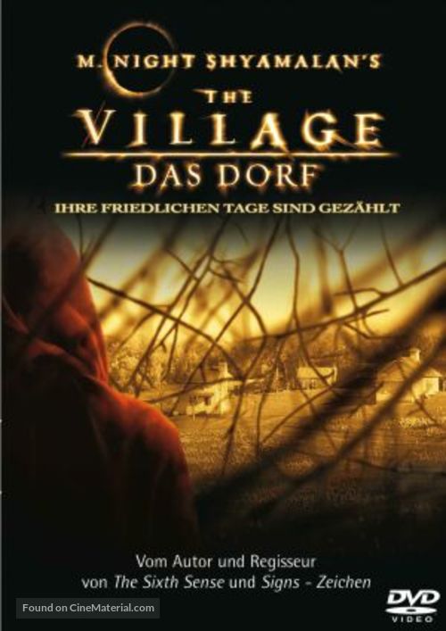 The Village - German DVD movie cover