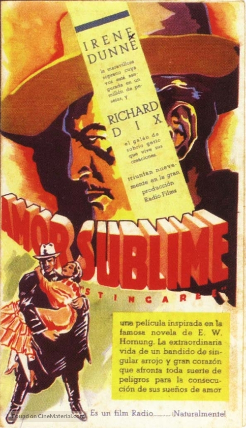 Stingaree - Spanish Movie Poster