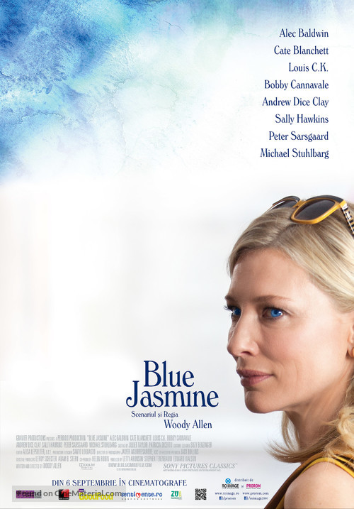 Blue Jasmine - Romanian Movie Poster