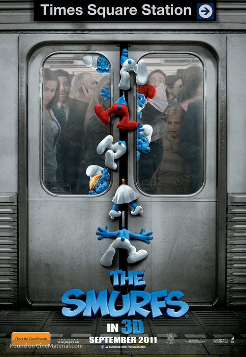 The Smurfs - Australian Movie Poster