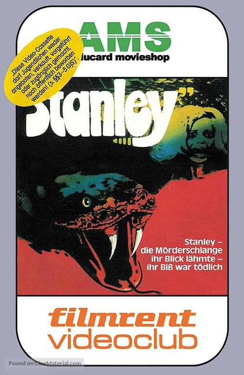 Stanley - German DVD movie cover