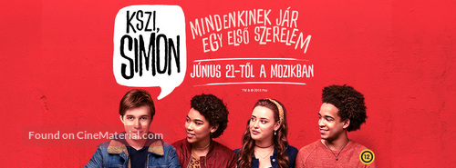 Love, Simon - Hungarian Movie Cover