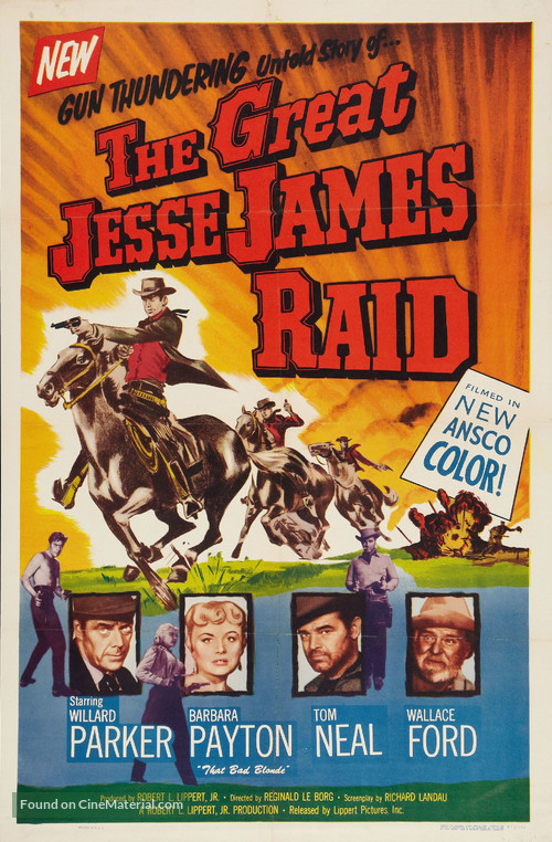 The Great Jesse James Raid - Movie Poster