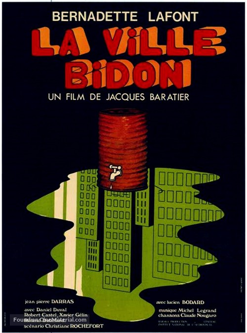 La ville-bidon - French Movie Poster