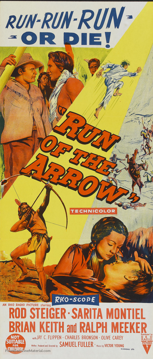 Run of the Arrow - Australian Movie Poster