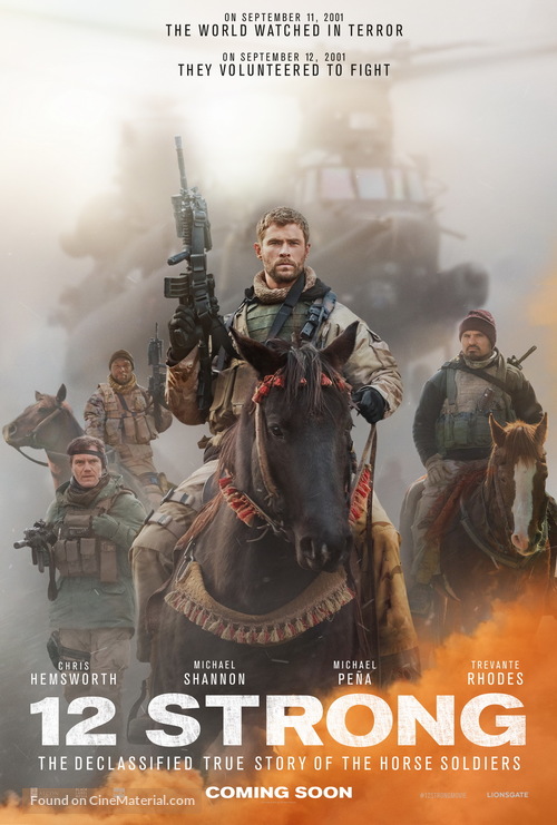 12 Strong - British Movie Poster