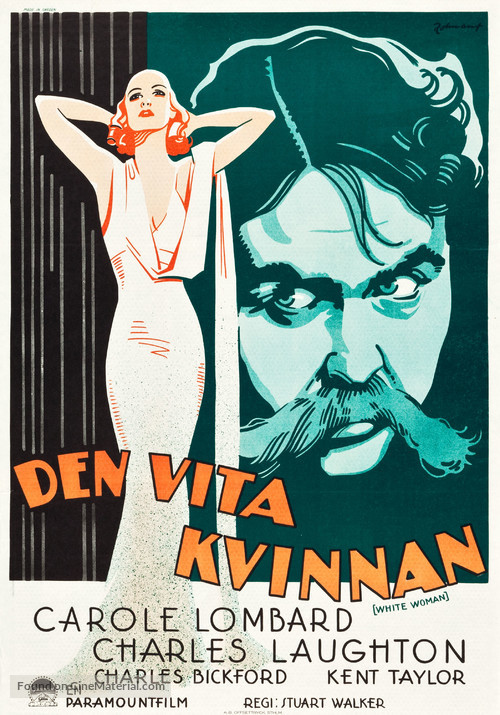 White Woman - Swedish Movie Poster