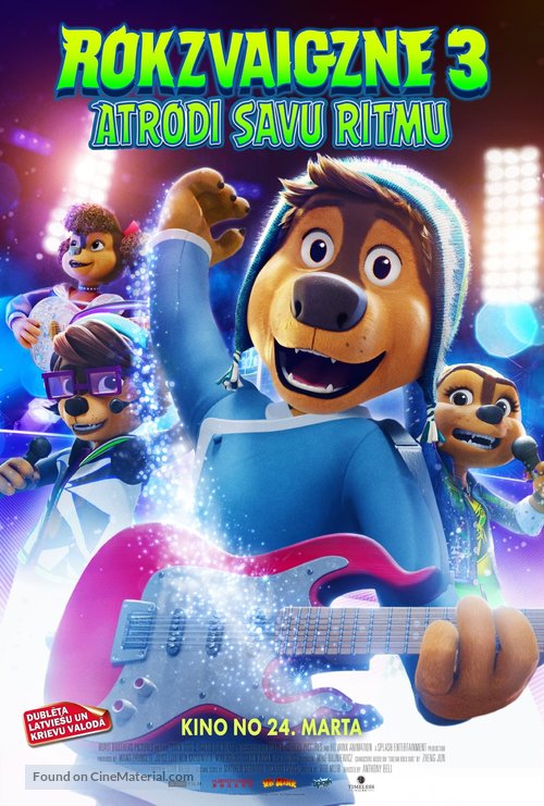 Rock Dog 3 Battle the Beat - Lithuanian Movie Poster