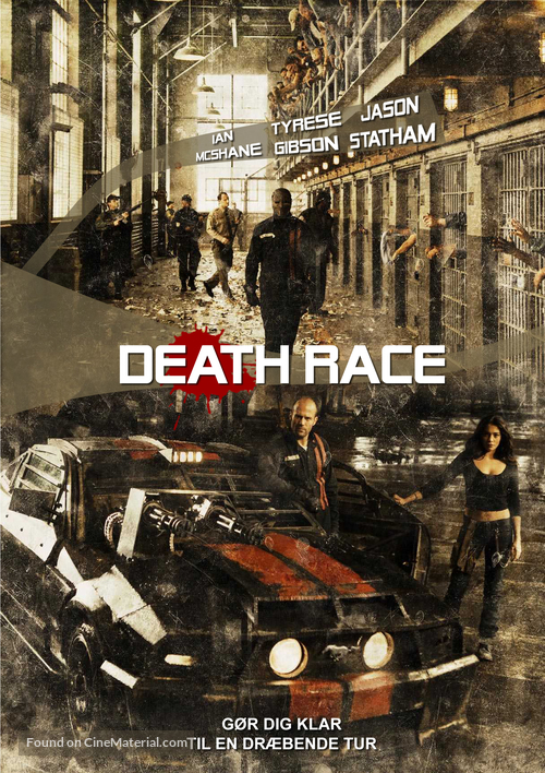Death Race - Danish Movie Poster