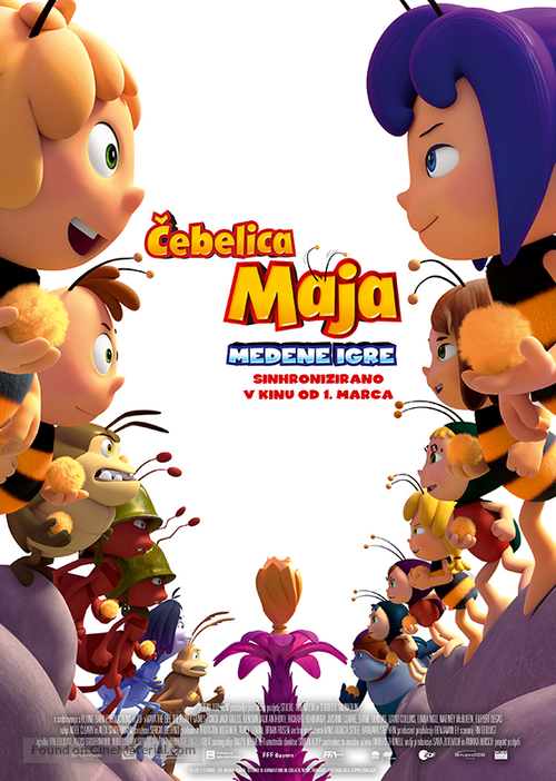 Maya the Bee: The Honey Games - Slovenian Movie Poster