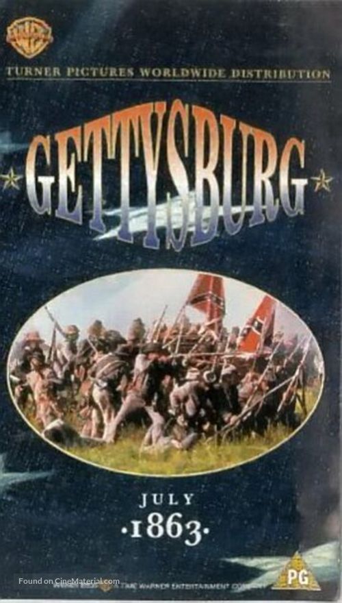 Gettysburg - British VHS movie cover