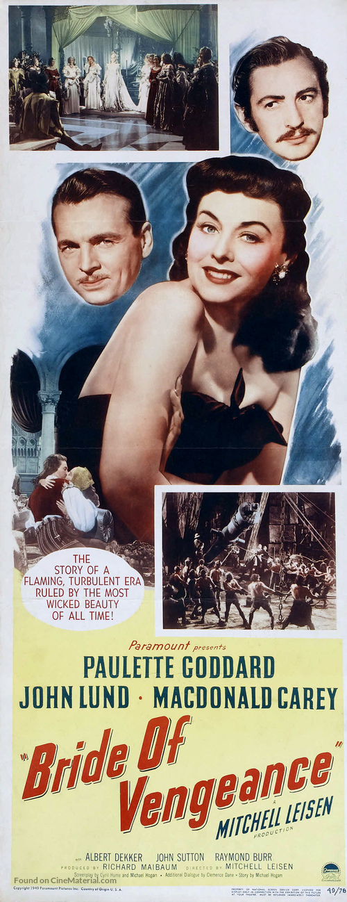 Bride of Vengeance - Movie Poster
