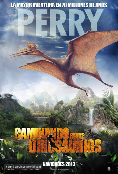 Walking with Dinosaurs 3D - Spanish Movie Poster