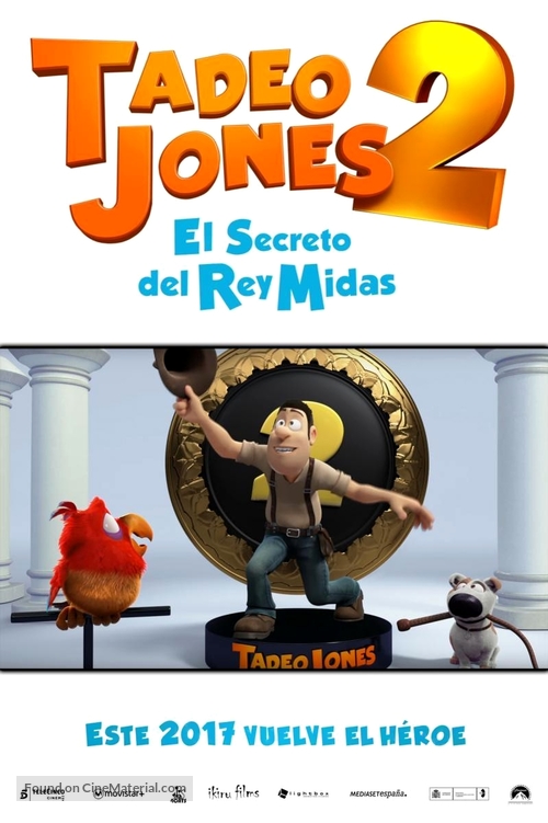 Tadeo Jones 2: El Secreto Del Rey Midas - Spanish Movie Poster