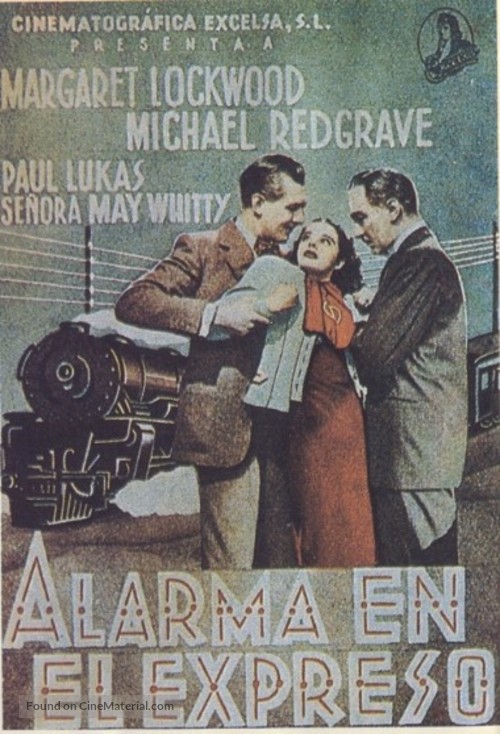 The Lady Vanishes - Spanish Movie Poster