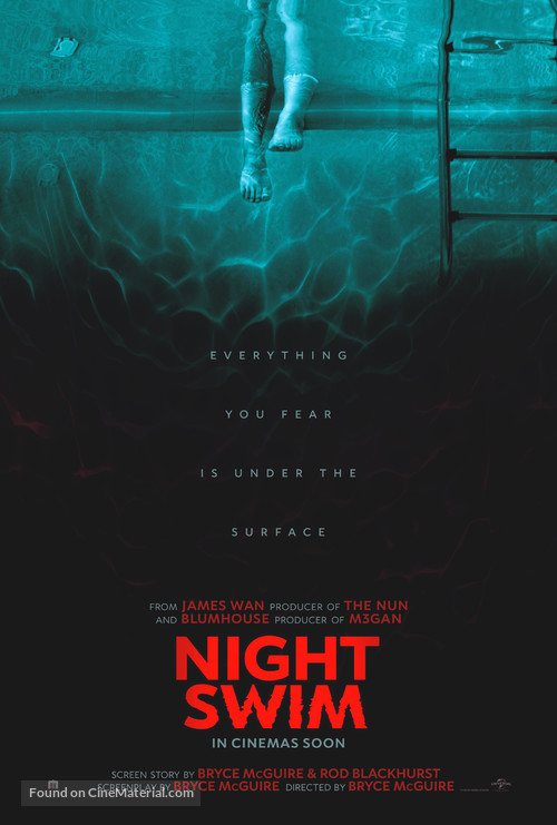 Night Swim - British Movie Poster