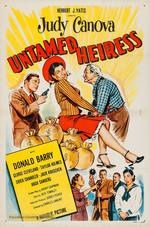 Untamed Heiress - Movie Poster