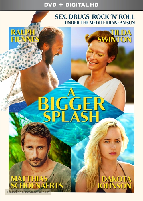 A Bigger Splash - DVD movie cover